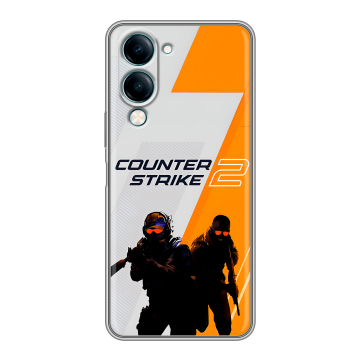Силиконовый чехол на Vivo Y29s 5g с принтом Counter Strike