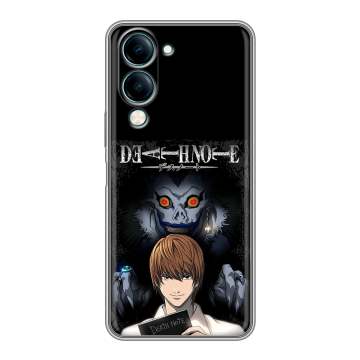 Силиконовый чехол на Vivo Y29s 5g с принтом Death note Тетрадь смерти