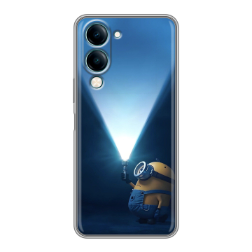 Силиконовый чехол на Vivo Y29s 5g с принтом Миньоны