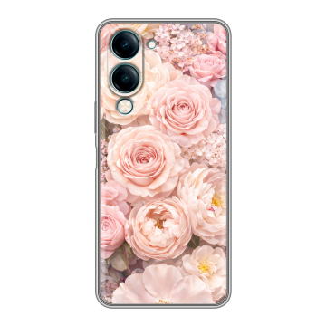 Силиконовый чехол на Vivo Y29s 5g с принтом женский
