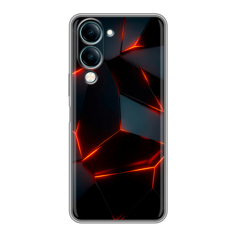 Силиконовый чехол на Vivo Y29s 5g с принтом Яркие абстракции Силиконовый чехол на Vivo Y29s 5g с принтом Яркие абстракции