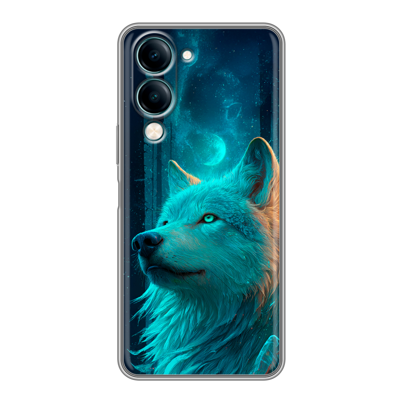 Силиконовый чехол на Vivo Y29s 5g с принтом бабочки саккура Силиконовый чехол на Vivo Y29s 5g с принтом бабочки саккура