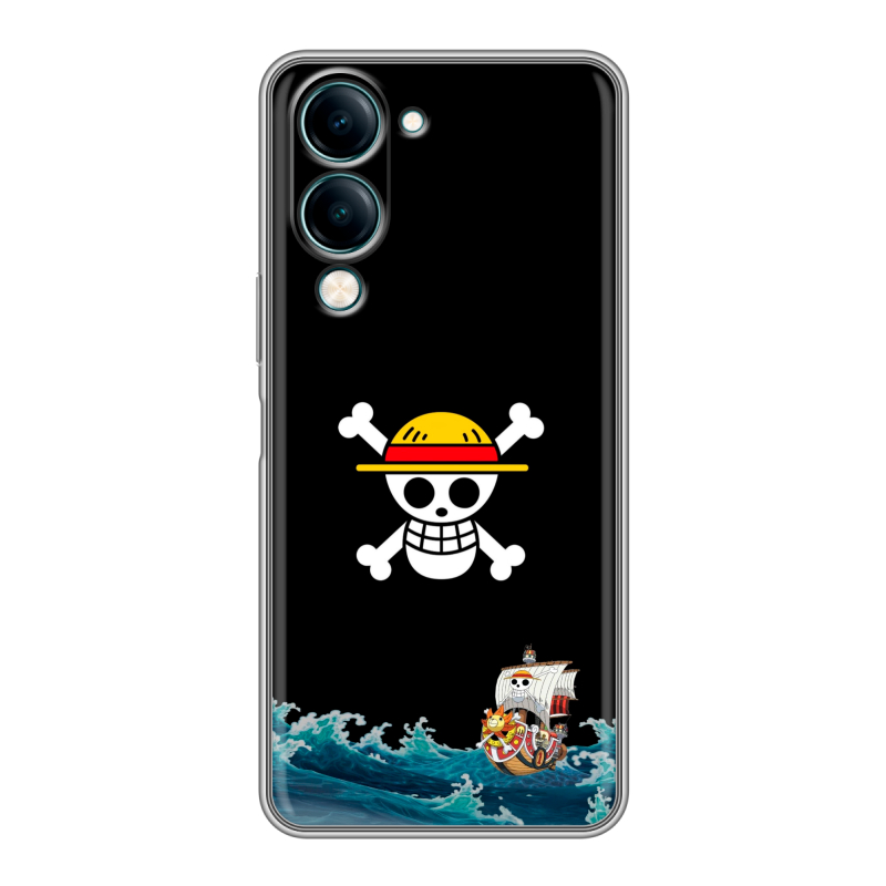 Силиконовый чехол на Vivo Y29s 5g с принтом One Piece Ван Пис Силиконовый чехол на Vivo Y29s 5g с принтом One Piece Ван Пис
