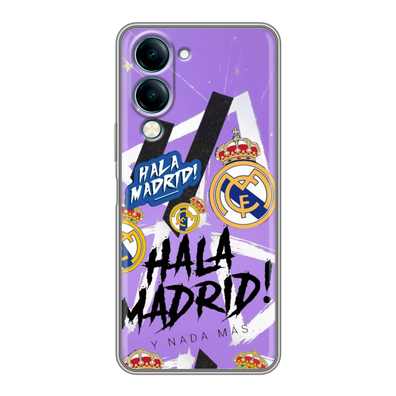 Силиконовый чехол на Vivo Y29s 5g с принтом Real Madrid Реал Мадрид Силиконовый чехол на Vivo Y29s 5g с принтом Real Madrid Реал Мадрид