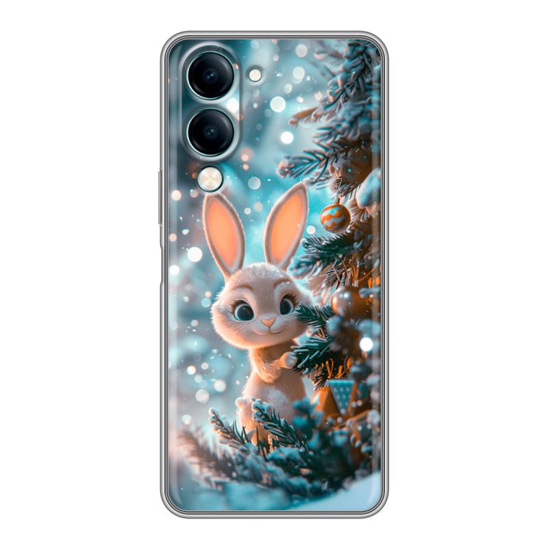 Силиконовый чехол на Vivo Y29s 5g с принтом Новый год Силиконовый чехол на Vivo Y29s 5g с принтом Новый год