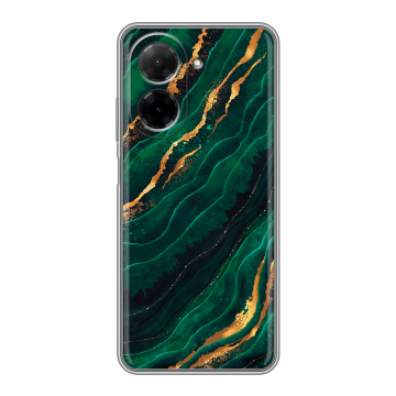 Силиконовый чехол на Xiaomi RedMi A5 с принтом Мрамор зеленое золото Силиконовый чехол на Xiaomi RedMi A5 с принтом Мрамор зеленое золото
