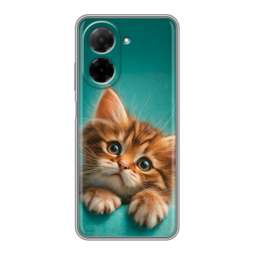 Силиконовый чехол на Xiaomi Redmi A5 с принтом котенок Силиконовый чехол на Xiaomi Redmi A5 с принтом котенок