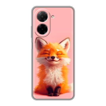 Силиконовый чехол на Xiaomi Redmi A5 с принтом милая лиса Силиконовый чехол на Xiaomi Redmi A5 с принтом милая лиса