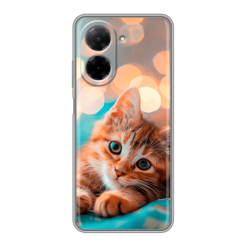 Силиконовый чехол на Xiaomi Redmi A5 с принтом котик