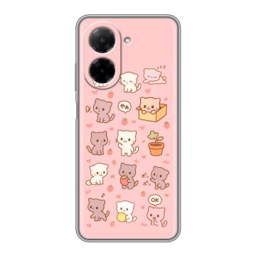 Силиконовый чехол на Xiaomi Redmi A5 с принтом Hello Kitty Хелоу Кити