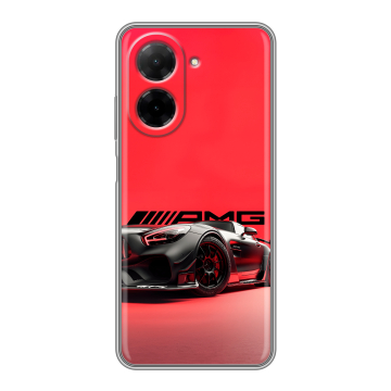 Силиконовый чехол на Xiaomi Redmi A5 с принтом Мерседес Mercedes AMG Силиконовый чехол на Xiaomi Redmi A5 с принтом Мерседес Mercedes AMG