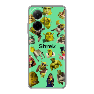 Силиконовый чехол на Xiaomi Redmi A5 с принтом Шрек Shrek Силиконовый чехол на Xiaomi Redmi A5 с принтом Шрек Shrek