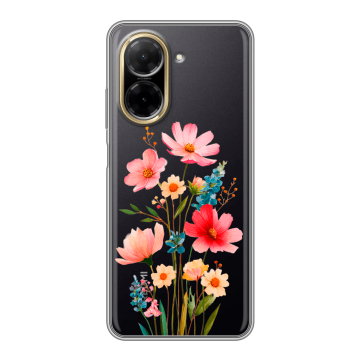 Силиконовый чехол на Xiaomi Redmi A5 с принтом Цветы Силиконовый чехол на Xiaomi Redmi A5 с принтом Цветы