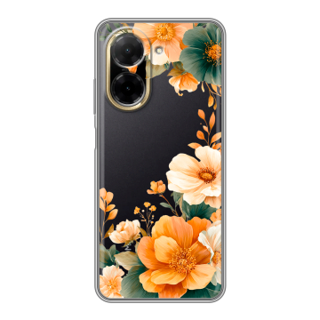 Силиконовый чехол на Xiaomi Redmi A5 с принтом Цветы принт Силиконовый чехол на Xiaomi Redmi A5 с принтом Цветы принт