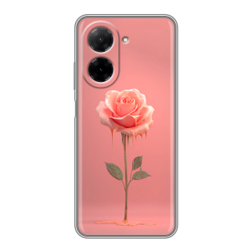 Силиконовый чехол на Xiaomi Redmi A5 с принтом Розовая роза Силиконовый чехол на Xiaomi Redmi A5 с принтом Розовая роза