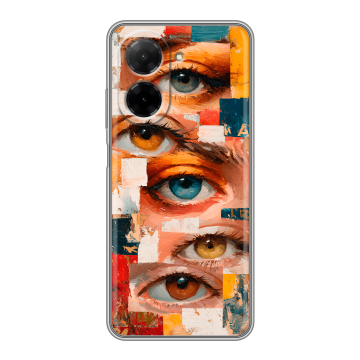Силиконовый чехол на Xiaomi Redmi A5 с принтом Модный принт Силиконовый чехол на Xiaomi Redmi A5 с принтом Модный принт