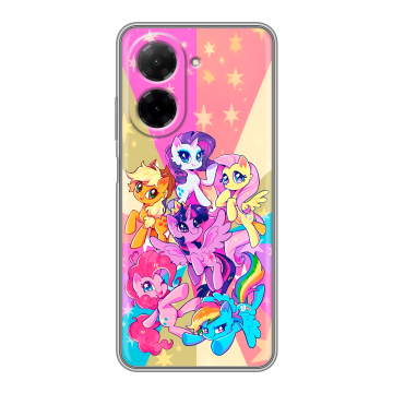 Силиконовый чехол на Xiaomi Redmi A5 с принтом My little pony Дружба чудо Силиконовый чехол на Xiaomi Redmi A5 с принтом My little pony Дружба чудо