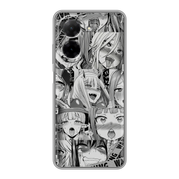 Силиконовый чехол на Xiaomi Redmi A5 с принтом Ahegao Ахегао Аниме Силиконовый чехол на Xiaomi Redmi A5 с принтом Ahegao Ахегао Аниме