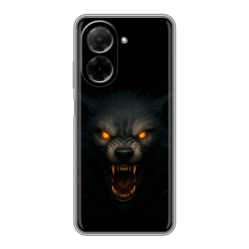 Силиконовый чехол на Xiaomi Redmi A5 с принтом Волк Силиконовый чехол на Xiaomi Redmi A5 с принтом Волк