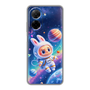 Силиконовый чехол на Xiaomi Redmi A5 с принтом Labubu Лабубу