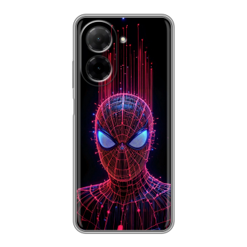 Силиконовый чехол на Xiaomi Redmi A5 с принтом Spiderman Человек паук