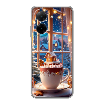 Силиконовый чехол на Xiaomi Redmi A5 с принтом Новый год Силиконовый чехол на Xiaomi Redmi A5 с принтом Новый год