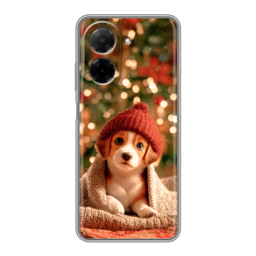 Силиконовый чехол на Xiaomi Redmi A5 с принтом Новый год