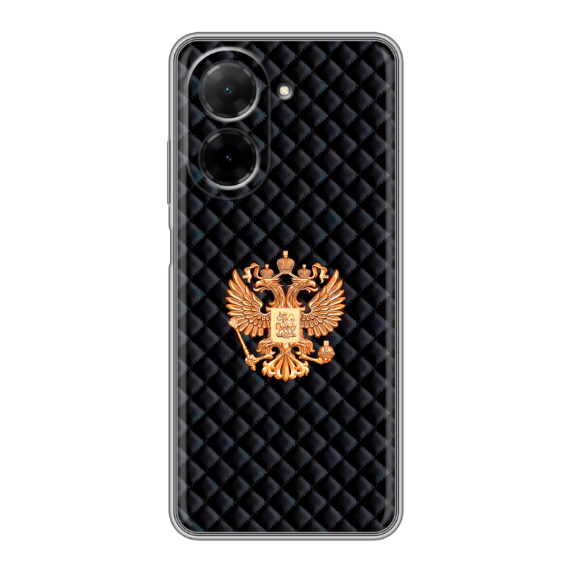 Силиконовый чехол на Xiaomi Redmi A5 с принтом Герб России принт Силиконовый чехол на Xiaomi Redmi A5 с принтом Герб России принт