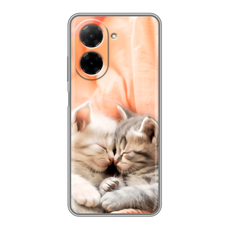 Силиконовый чехол на Xiaomi Redmi A5 с принтом Котята Силиконовый чехол на Xiaomi Redmi A5 с принтом Котята