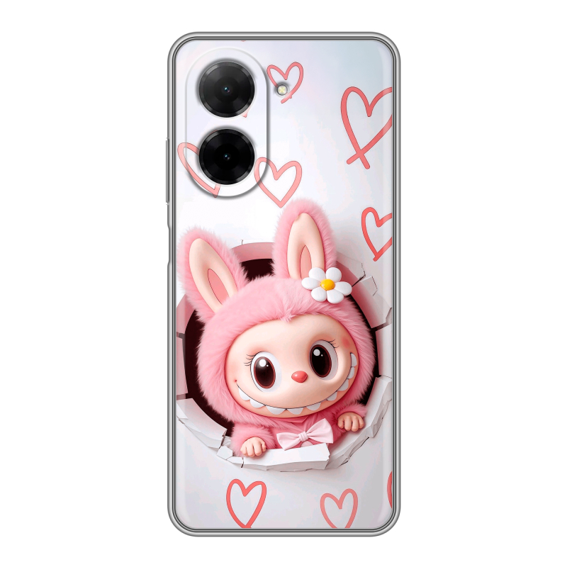 Силиконовый чехол на Xiaomi Redmi A5 с принтом Labubu Лабубу Силиконовый чехол на Xiaomi Redmi A5 с принтом Labubu Лабубу