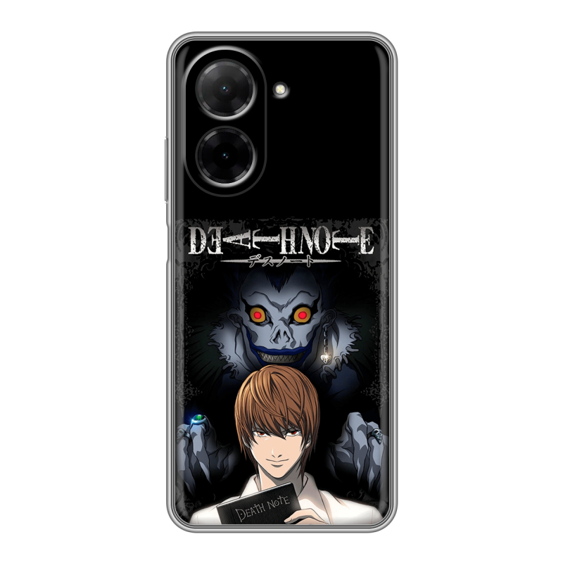 Силиконовый чехол на Xiaomi Redmi A5 с принтом Death note Тетрадь смерти Силиконовый чехол на Xiaomi Redmi A5 с принтом Death note Тетрадь смерти