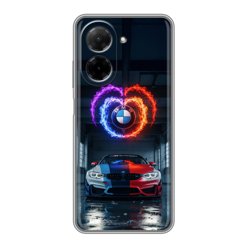 Силиконовый чехол на Xiaomi Redmi A5 с принтом BMW БМВ Силиконовый чехол на Xiaomi Redmi A5 с принтом BMW БМВ