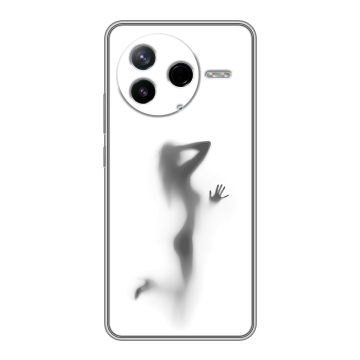 Силиконовый чехол на Poco F7 Pro с принтом Силуэт