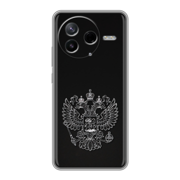 Силиконовый чехол на Poco F7 Pro с принтом Герб России
