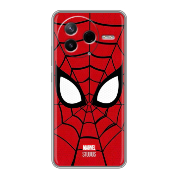 Силиконовый чехол на Poco F7 Pro с принтом человек паук spiderman