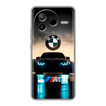Силиконовый чехол на Poco F7 Pro с принтом БМВ BMW