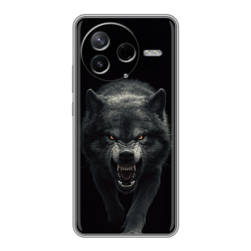 Силиконовый чехол на Poco F7 Pro с принтом Волк Силиконовый чехол на Poco F7 Pro с принтом Волк