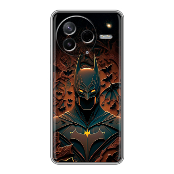 Силиконовый чехол на Poco F7 Pro с принтом Batman Бэтмен
