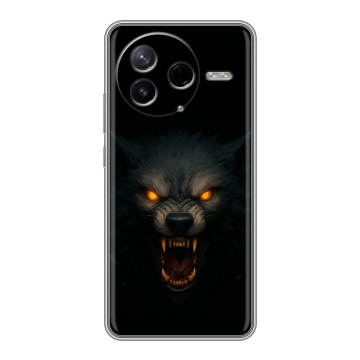 Силиконовый чехол на Poco F7 Pro с принтом Волк Силиконовый чехол на Poco F7 Pro с принтом Волк