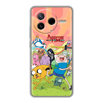 Силиконовый чехол на Poco F7 Pro с принтом Adventure time Время приключений Силиконовый чехол на Poco F7 Pro с принтом Adventure time Время приключений