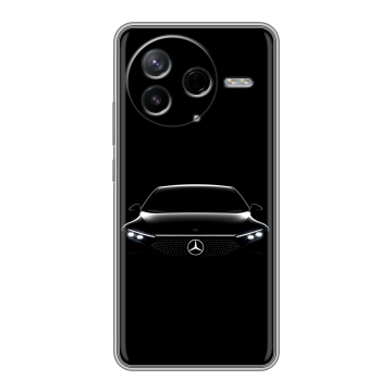 Силиконовый чехол на Poco F7 Pro с принтом Mercedes Мерседес Силиконовый чехол на Poco F7 Pro с принтом Mercedes Мерседес