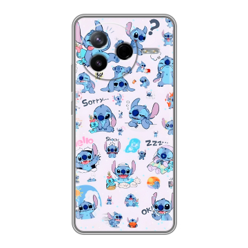 Силиконовый чехол на Poco F7 Pro с принтом Лило и Стич