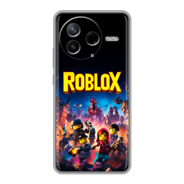Силиконовый чехол на Poco F7 Pro с принтом Roblox Роблокс Силиконовый чехол на Poco F7 Pro с принтом Roblox Роблокс