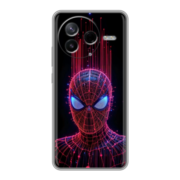 Силиконовый чехол на Poco F7 Pro с принтом Spiderman Человек паук Силиконовый чехол на Poco F7 Pro с принтом Spiderman Человек паук