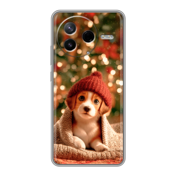 Силиконовый чехол на Poco F7 Pro с принтом Новый год