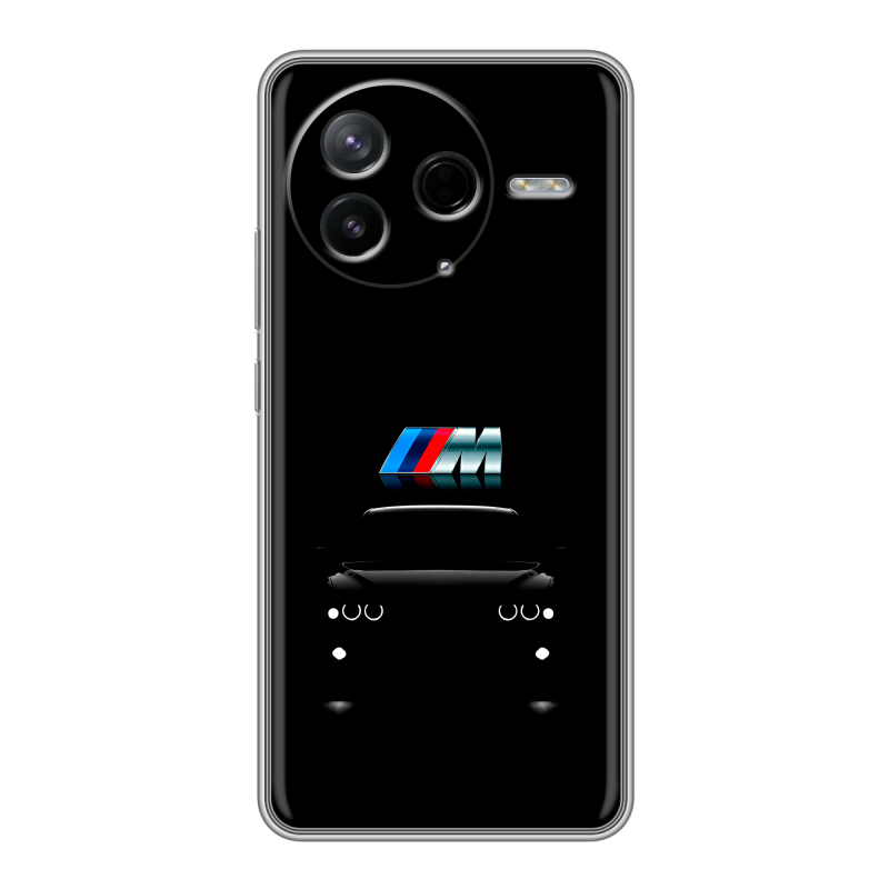Силиконовый чехол на Poco F7 Pro с принтом БМВ BMW Силиконовый чехол на Poco F7 Pro с принтом БМВ BMW