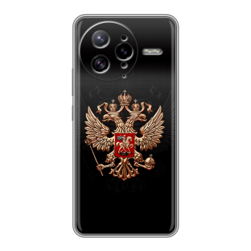 Силиконовый чехол на Poco F7 Ultra с принтом Герб России Силиконовый чехол на Poco F7 Ultra с принтом Герб России