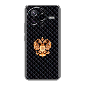 Силиконовый чехол на Poco F7 Ultra с принтом Герб России принт Силиконовый чехол на Poco F7 Ultra с принтом Герб России принт
