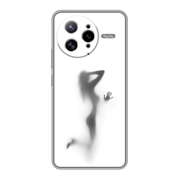 Силиконовый чехол на Poco F7 Ultra с принтом Силуэт