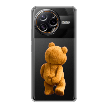 Силиконовый чехол на Poco F7 Ultra с принтом Медведь Силиконовый чехол на Poco F7 Ultra с принтом Медведь